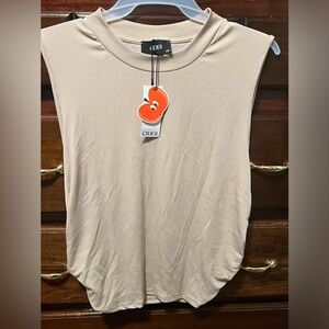 Cider sleeveless shirt with draw sides